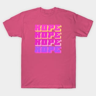 HOPE stacked 3d T-Shirt